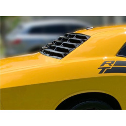 Žaluzie zadního okna - lesklá černá