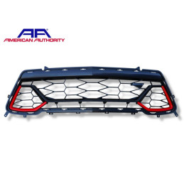 Spodní mřížka s červeným akcentem