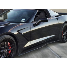 Boční prahy Grand Sport Z06 ZR1 - lesklá černá