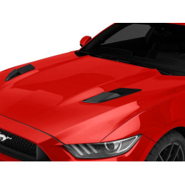 Výdechy větrací kapoty - lesklá černá