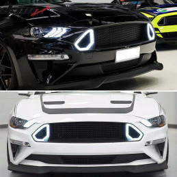 RTR LED horní mřížka Mustang 2018-2023