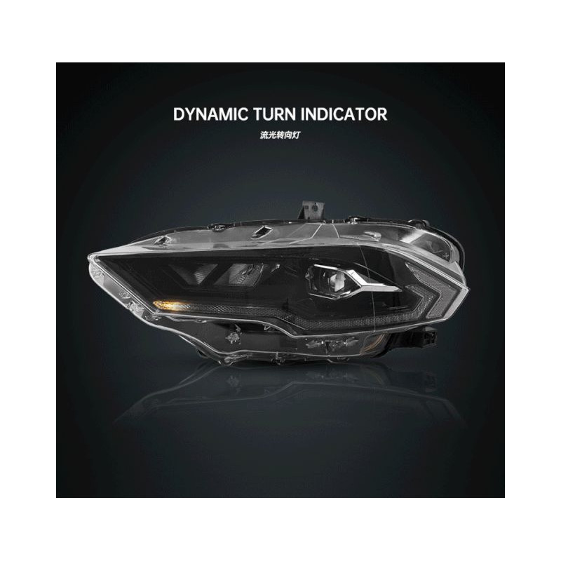 Hlavní světlomet se sekvenční a dynamickou světlometem