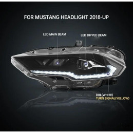 Hlavní světlomet se sekvenční a dynamickou světlometem