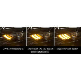 2018-2021 Ford Mustang Switchback DRL LED desky