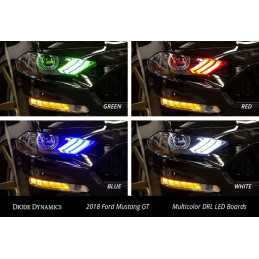 2018-2021 Ford Mustang Multicolor DRL LED desky