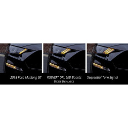 2018-2021 Ford Mustang Multicolor DRL LED desky