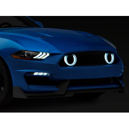 Přední nárazník ve stylu MACH1 + směrovky LED/DRL (MUSTANG 18-22 EcoBoost, GT)