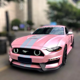 Přední nárazník ve stylu MACH1 + směrovky LED/DRL (MUSTANG 18-22 EcoBoost, GT)