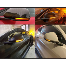 Dynamická směrová světla v bočních zrcátkách pro Ford Mustang 2015-2022