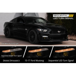 Sekvenční LED směrová světla pro 2015-2017 Ford Mustang (pár)