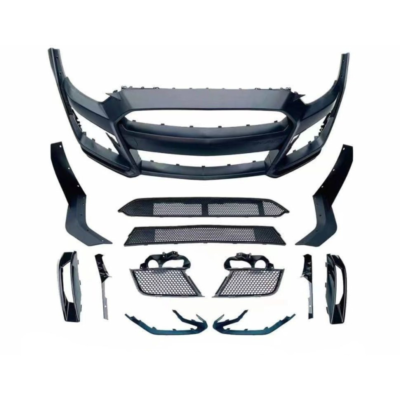 GT500 1:1 Body Kit – kompletní přední sada (FORD MUSTANG 2018-2022 GT, V6, Ecoboost)