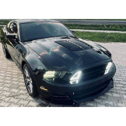 Hliníková kapota ve stylu GT500 – nelakovaná (MUSTANG 13-14 V6, GT)