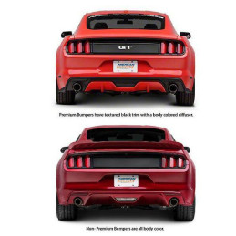 Zadní difuzor ve stylu SPEED – jednoduché/čtyři koncovky výfuku (MUSTANG 15-17 GT Premium, EcoBoost Premium)