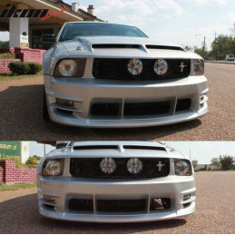 Přední nárazník ve stylu RACER – sada (MUSTANG 05-09 V6)