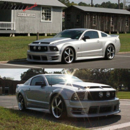 Přední nárazník ve stylu RACER – sada (MUSTANG 05-09 V6)