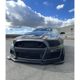 Přední nárazník ve stylu MP + LED směrová světla (MUSTANG 13-14)