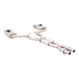 Výfuk XFroce 3" Cat-Back výfuk s oválnými tlumiči Varex, nerezová ocel 304