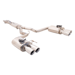 Výfuk XFroce 3" Cat-Back výfuk s oválnými tlumiči Varex, nerezová ocel 304