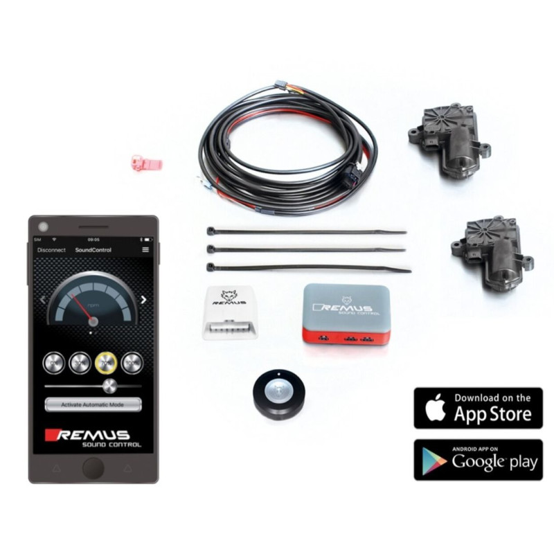REMUS - Elektronická jednotka pro ovládání klapek ve výfuku
