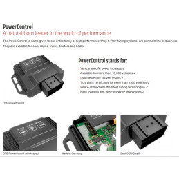 Power box DTE - (Power Control X) - bezpečné zvýšení výkonu a točivého momentu o +54k a +117Nm