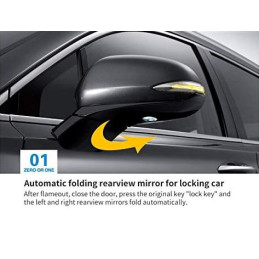 Automatické sklapni zrcátek a zavíraní oken