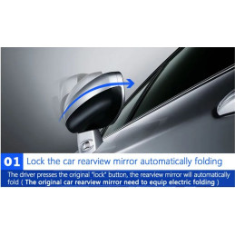 Automatické sklapni zrcátek a zavíraní oken