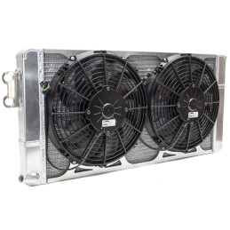 TŘÍPRŮCHODOVÝ VÝMĚNÍK TEPLA VMP S DVOJITÝM VENTILÁTOREM PRO MUSTANG 15+