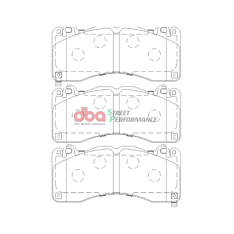 Přední brzdové destičky SP Type