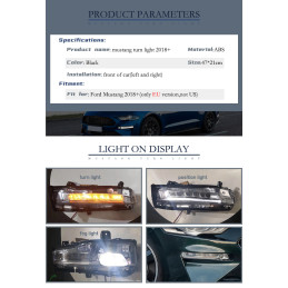 Přední směrová světla s mlhovkou a Sekvenční blinkrem