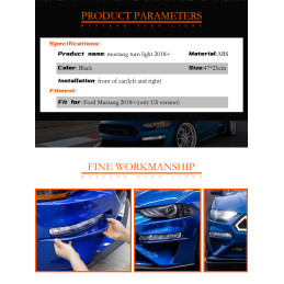 Přední směrová světla US verze