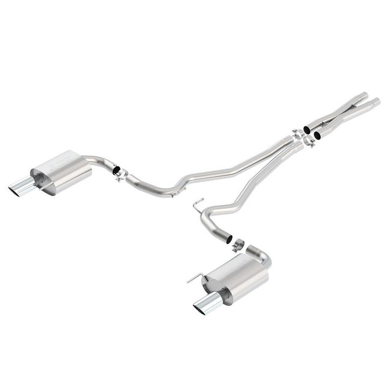 Borla Cat-Back "S-Type" pro  Mustang GT/GT Convertible, r.v. od 2015-17