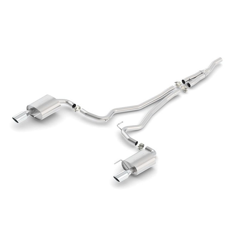 Borla Cat-Back S-Type 2-1/4"  Fastback EcoBoost 2015-2023