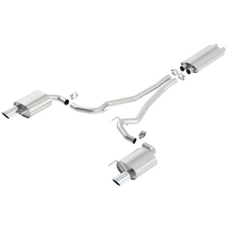 Borla Cat-Back s homologací EC pro Mustang GT/GT Convertible 5,0l, r.v. od 2015-17