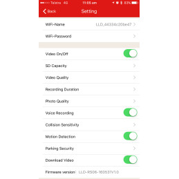 2015-2020 Ford Mustang ODB2 OEM WIFI integrovaná palubní kamera s rozlišením 4K