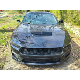 GT Style Hood Scoop – leskle černá