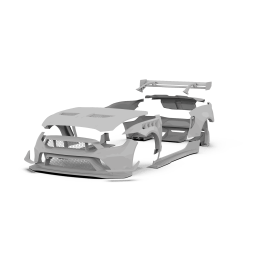 Robot Ford Mustang V5 GTR Widebody Kit pro S550.1 & S550.2