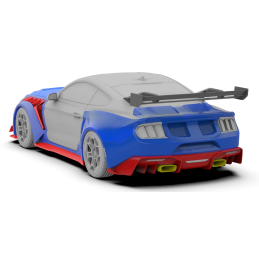Robot Ford Mustang V5 GTR Widebody Kit pro S550.1 & S550.2