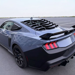 Zadní okenní lamely – matně černé