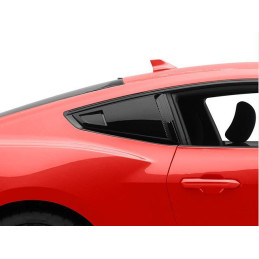 Lopatky do čtvrtinového okna – leskle černé