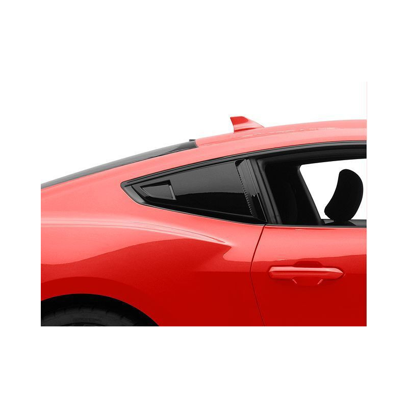 Lopatky do čtvrtinového okna – leskle černé