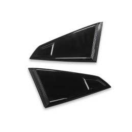 Lopatky do čtvrtinového okna – leskle černé