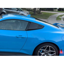 Lopatky do čtvrtinového okna – leskle černé