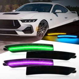 LED boční obrysová světla – přední a zadní – RGB