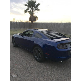 Žaluzie zadního okna - matná černá