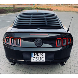 Žaluzie zadního okna - matná černá