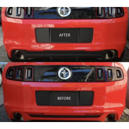 Dolní difuzor se dvěma otvory zadního nárazníku